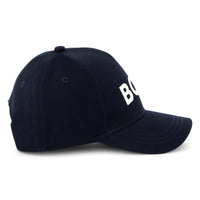 Thumbnail for BOSS Gorra o cachucha para niño y adolescente basica color azul marino, print logo