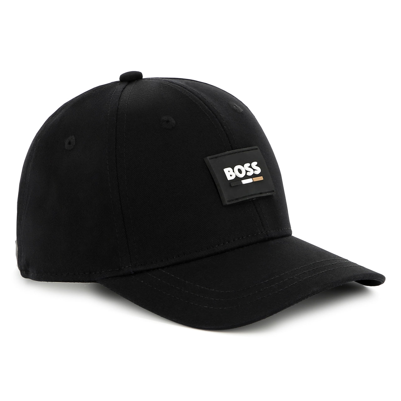Gorra para niño y teen Boss negra pequeño logo