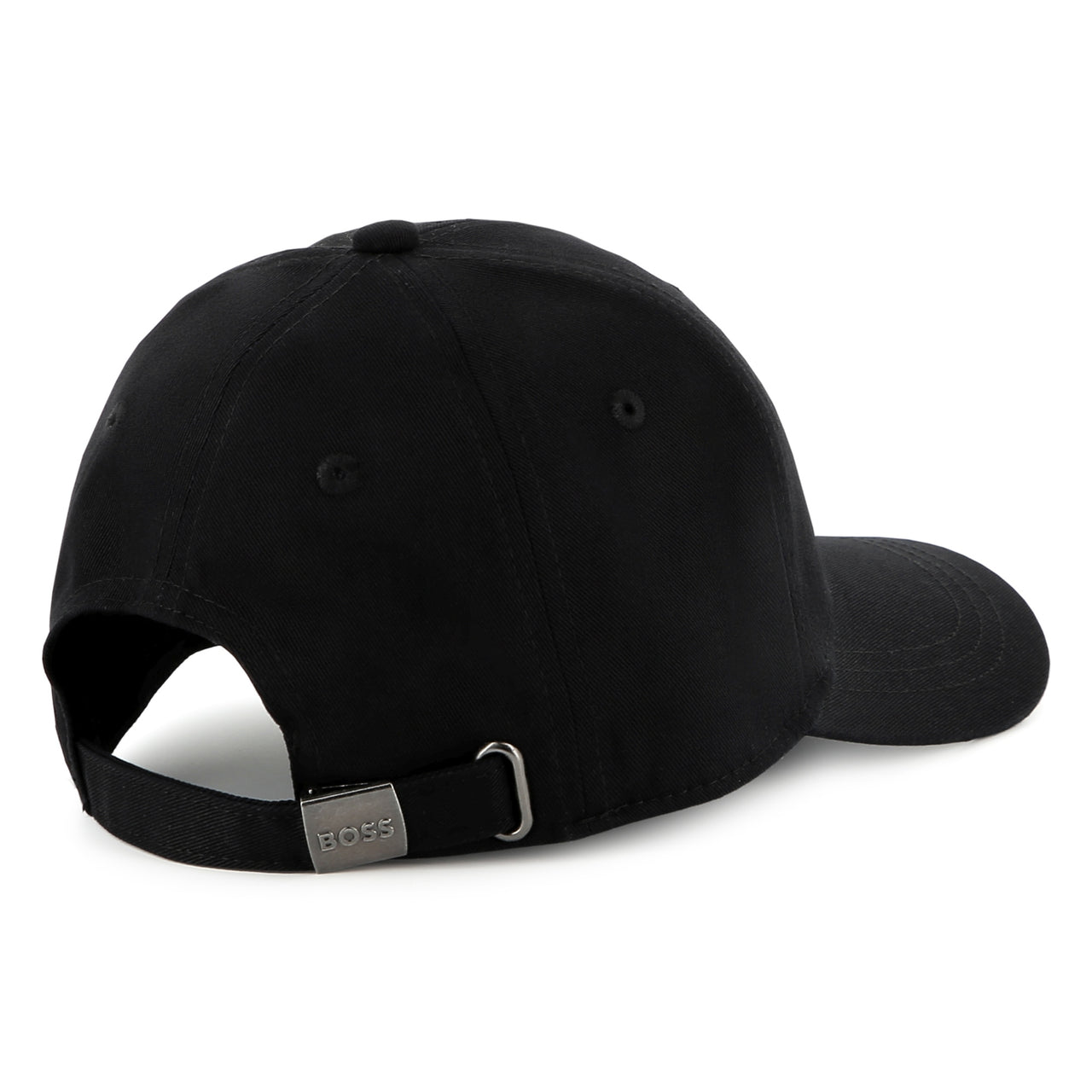 Gorra para niño y teen Boss negra pequeño logo