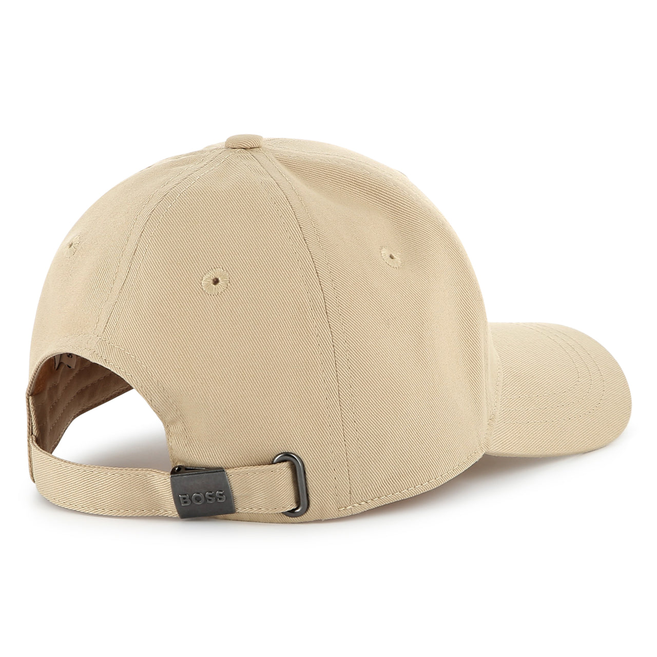 Gorra para niño y teen Boss beige pequeño logo