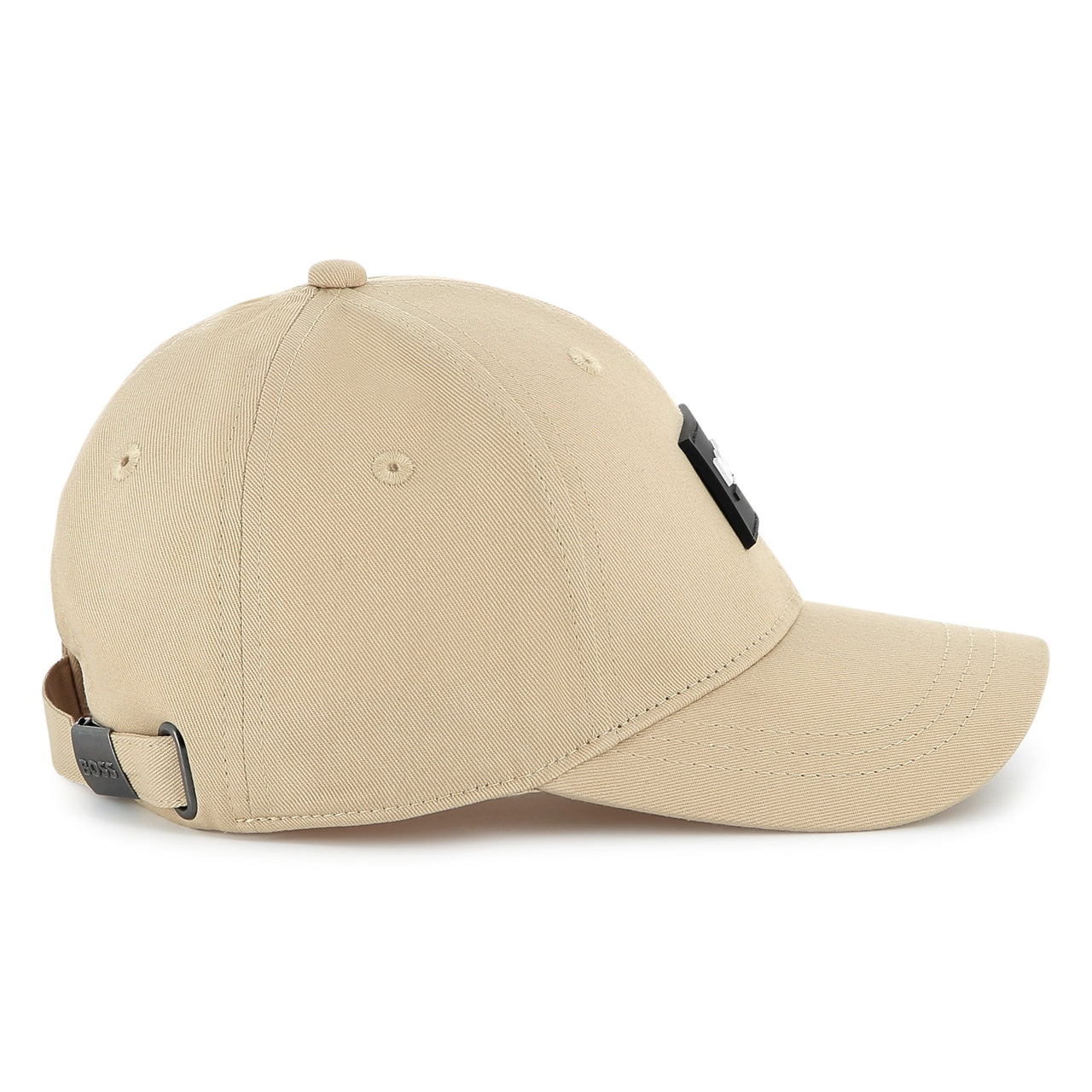 Gorra para niño y teen Boss beige pequeño logo