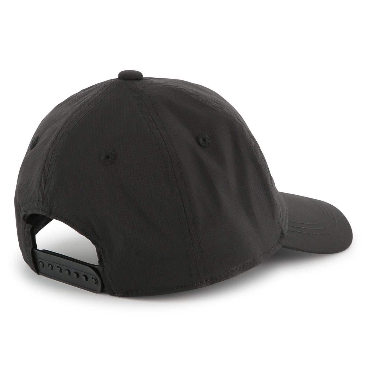 BOSS Gorra o cachucha para niño y adolescente basica color negro logo en relieve al tono