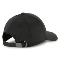 Thumbnail for BOSS Gorra o cachucha para niño y adolescente basica color negro logo beige bordado
