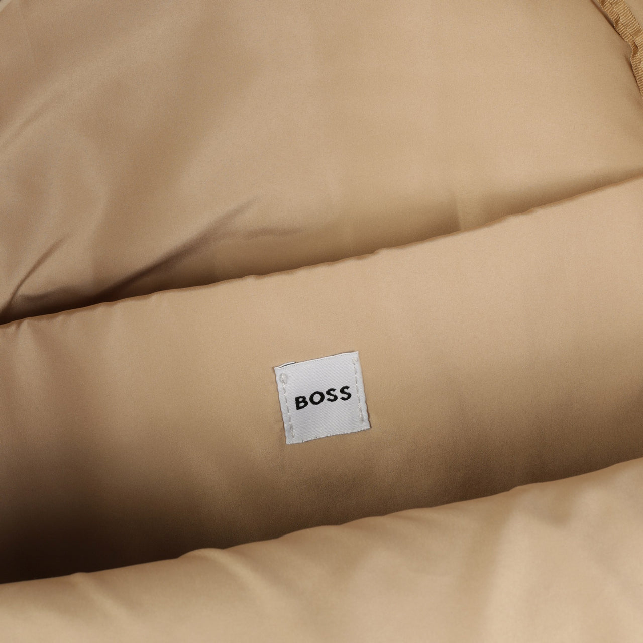 BOSS Backpack o mochila para niño y adolescente all over color negro pequeño logo blanco