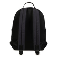 Thumbnail for BOSS Backpack o mochila para niño y adolescente all over color negro pequeño logo blanco