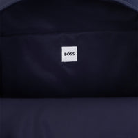 Thumbnail for BOSS Backpack o mochila  para niño y adolescente color azul marino pequeño logo blanco