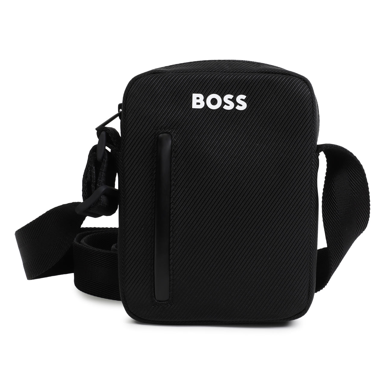 BOSS crossbody, bolsa o pasaportera para niño y adolescente color negro