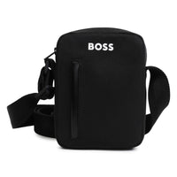 Thumbnail for BOSS crossbody, bolsa o pasaportera para niño y adolescente color negro