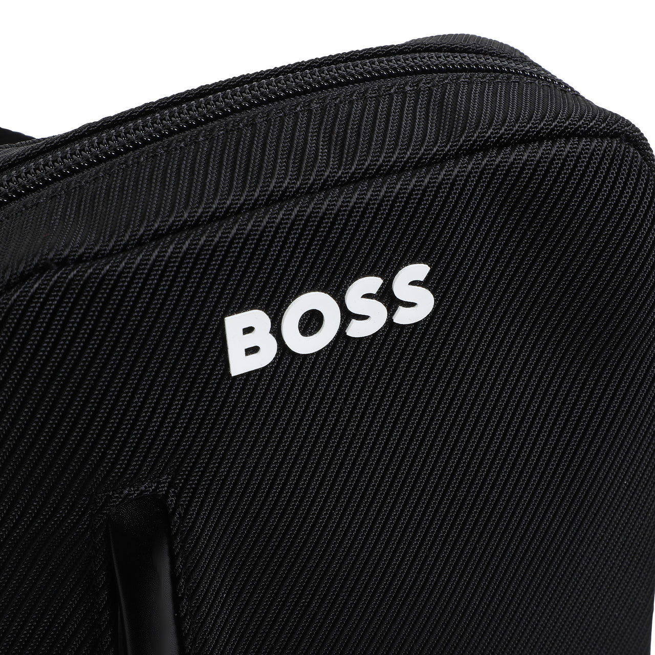 BOSS crossbody, bolsa o pasaportera para niño y adolescente color negro