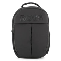 Thumbnail for BOSS Backpack o mochila para niño y adolescente ovalada color negro pequeño al tono