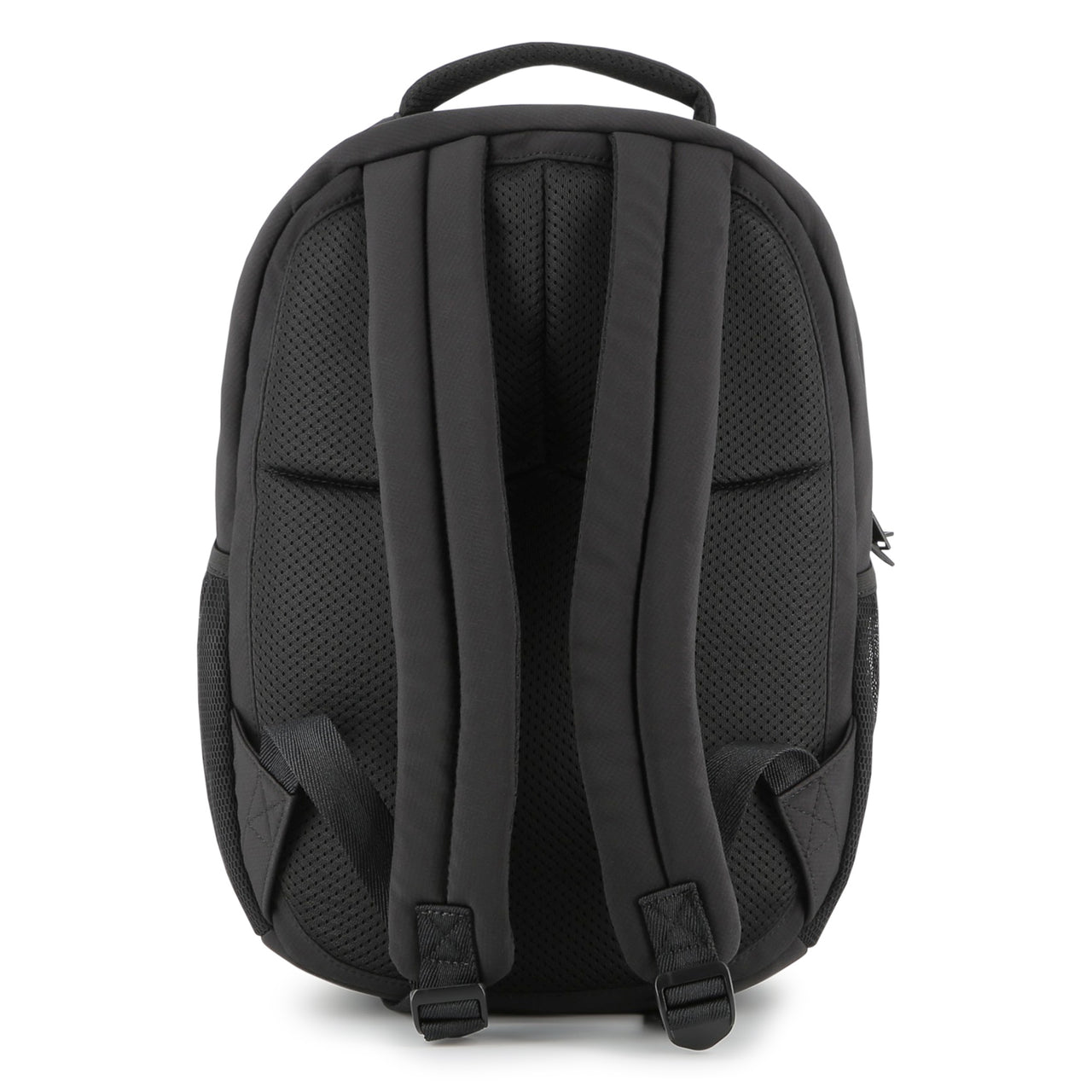BOSS Backpack o mochila para niño y adolescente ovalada color negro pequeño al tono