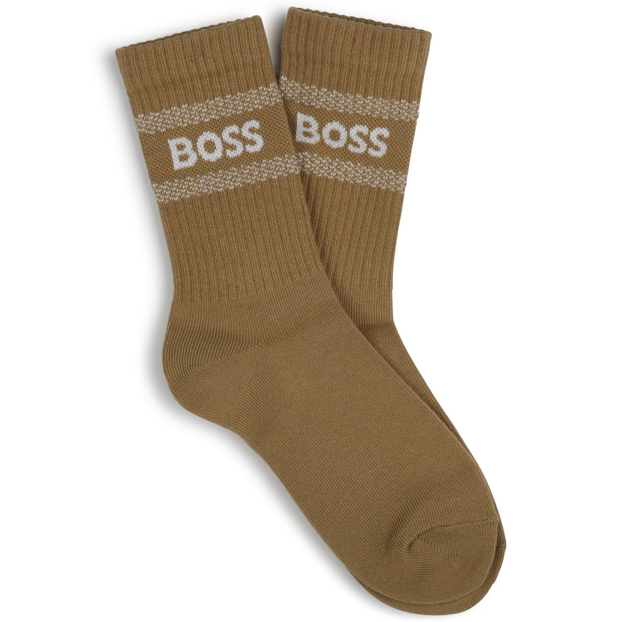 BOSS Calcetines para niño set de 2 pares beige y gris