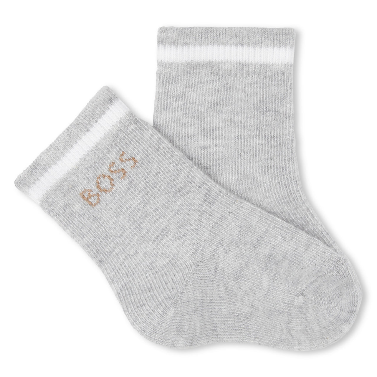 BOSS Calcetines para bebe set de 3 pares beige, blanco y gris