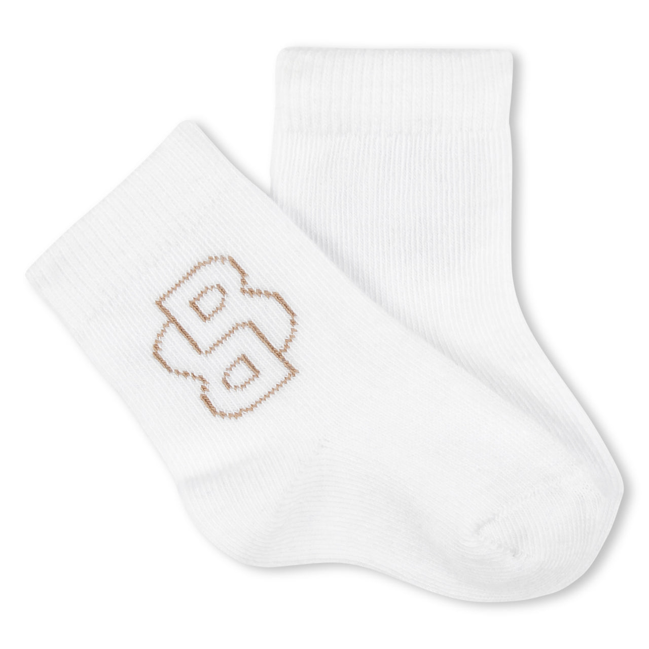 BOSS Calcetines para bebe set de 3 pares beige, blanco y gris