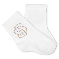 Thumbnail for BOSS Calcetines para bebe set de 3 pares beige, blanco y gris