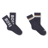 Thumbnail for BOSS Calcetines deportivos para niño set de 2 pares azul marino