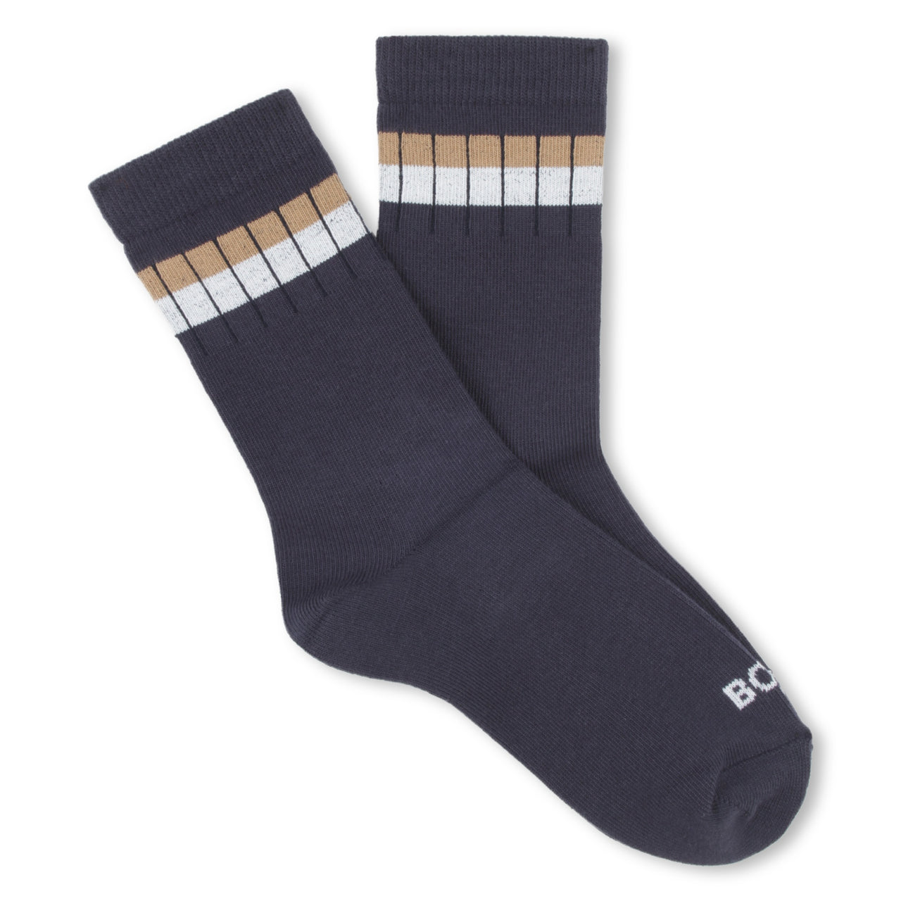 BOSS Calcetines deportivos para niño set de 2 pares azul marino