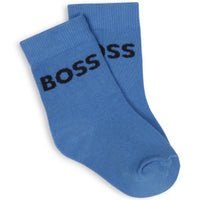 Thumbnail for BOSS Calcetines para bebe set de 3 pares 2 tonos de azul, y gris