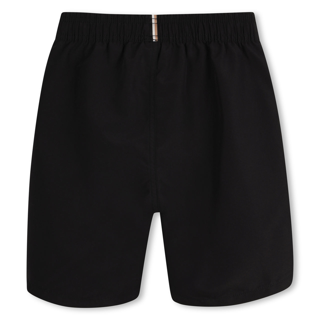 BOSS Traje de baño para niño y adolescente tipo short ajustable negro