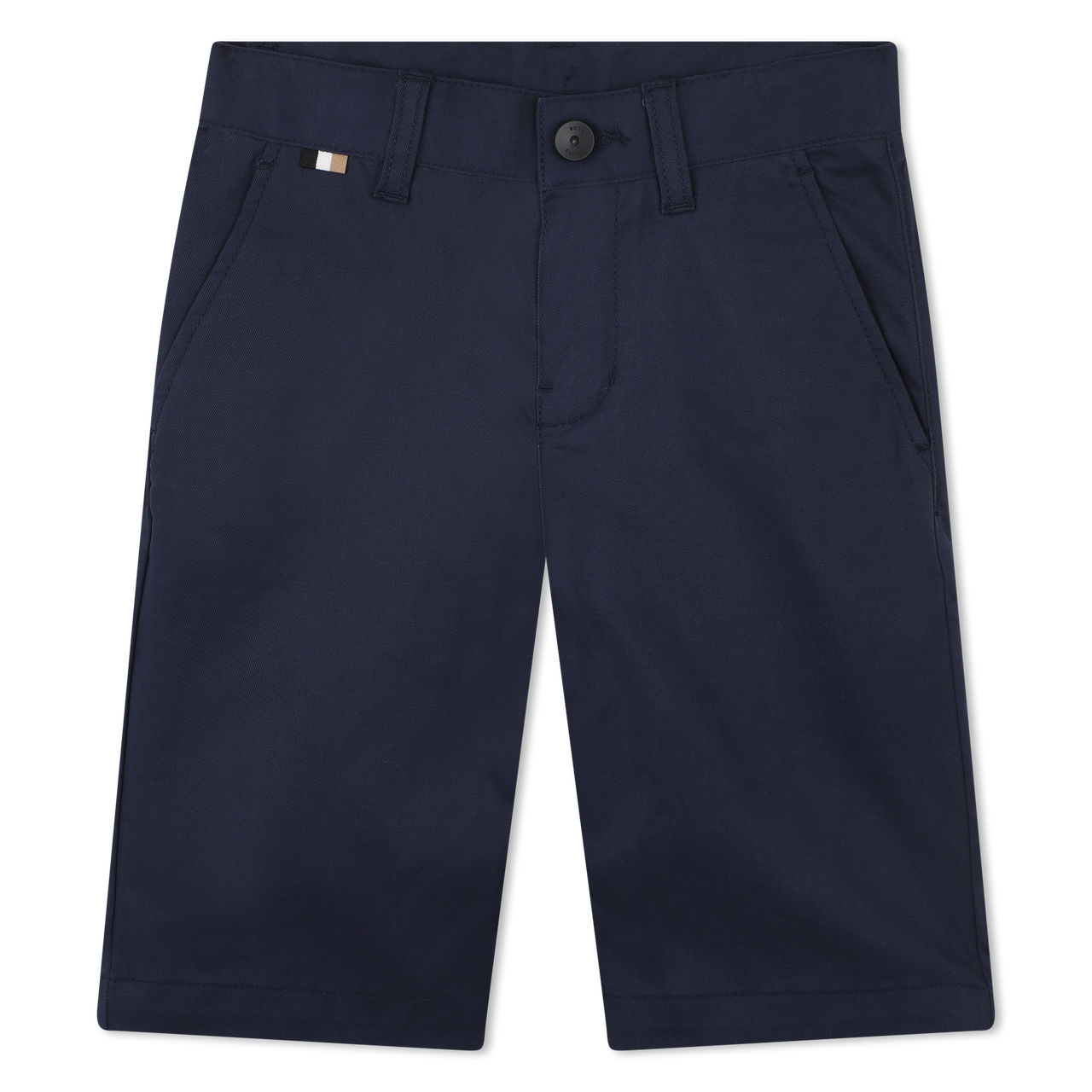BOSS Bermuda para niño y adolescente tipo short ajustable color azul marino