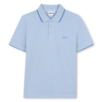 Thumbnail for BOSS playera Polo para niño y adolescente azul