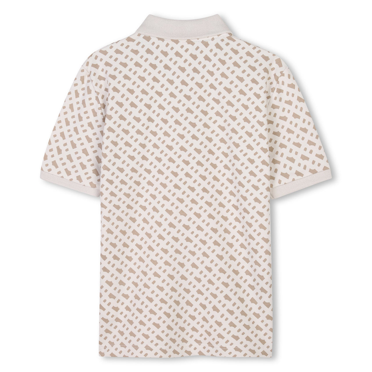 BOSS playera Polo para niño y adolescente all over print new logo