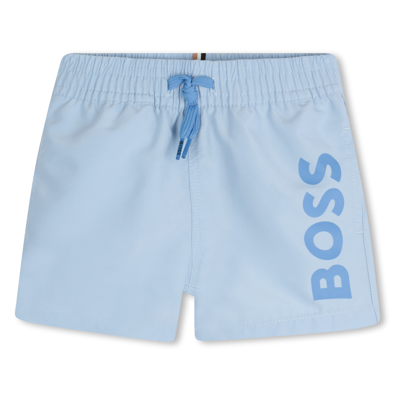 BOSS Traje de baño para bebe tipo short ajustable, azul cielo