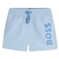 Thumbnail for BOSS Traje de baño para bebe tipo short ajustable, azul cielo