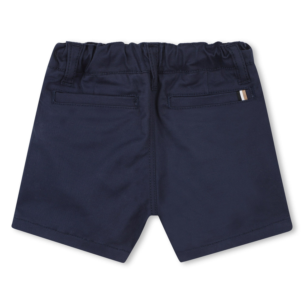 BOSS Short de mezclilla para bebe color azul marino