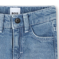 Thumbnail for BOSS Jeans de mezclilla para bebe color azul claro