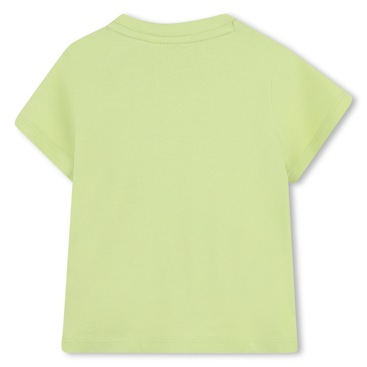 BOSS Playera para bebe color lima logos al frente