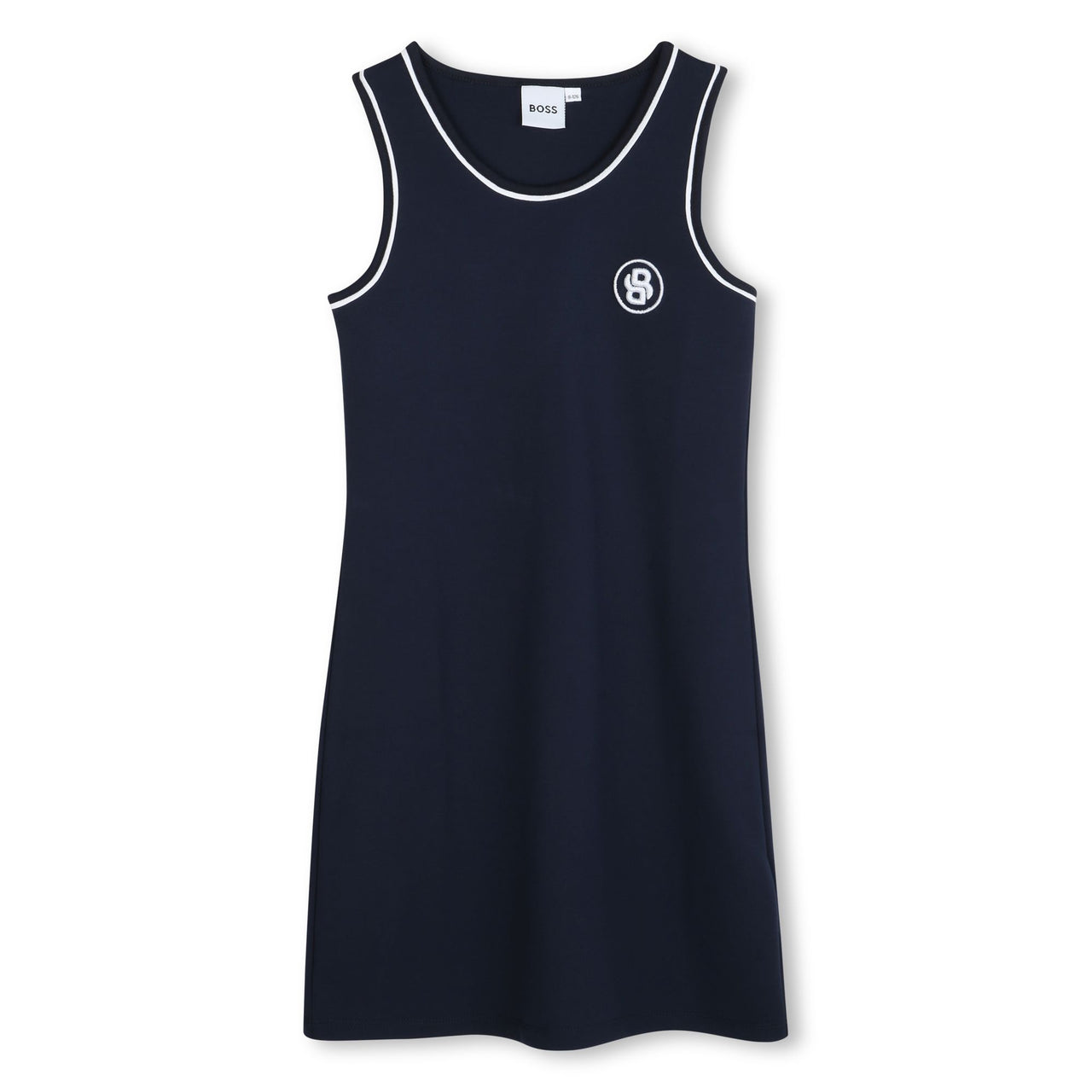 BOSS vestido para niña y adolescente color azul marino sin manga