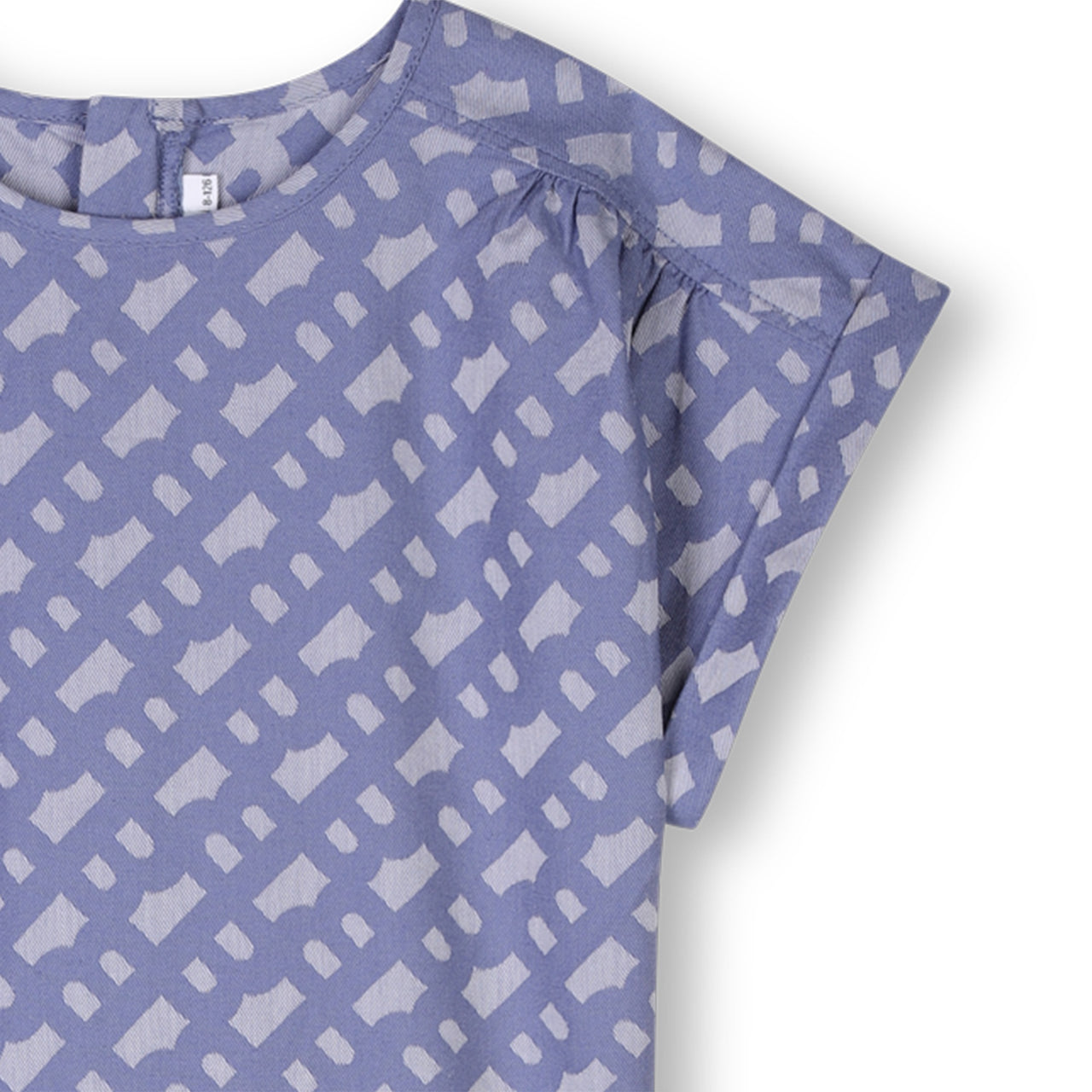 BOSS Vestido para niña y adolescente azul all over print logo