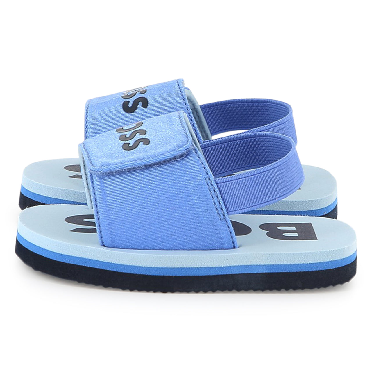 Sandalia para bebe y niño Boss azul