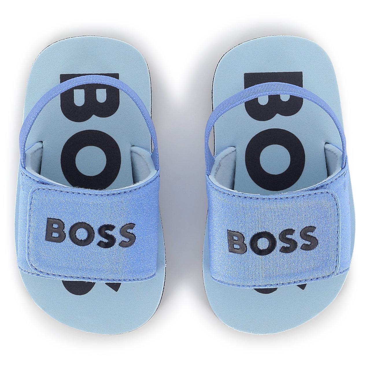 Sandalia para bebe y niño Boss azul