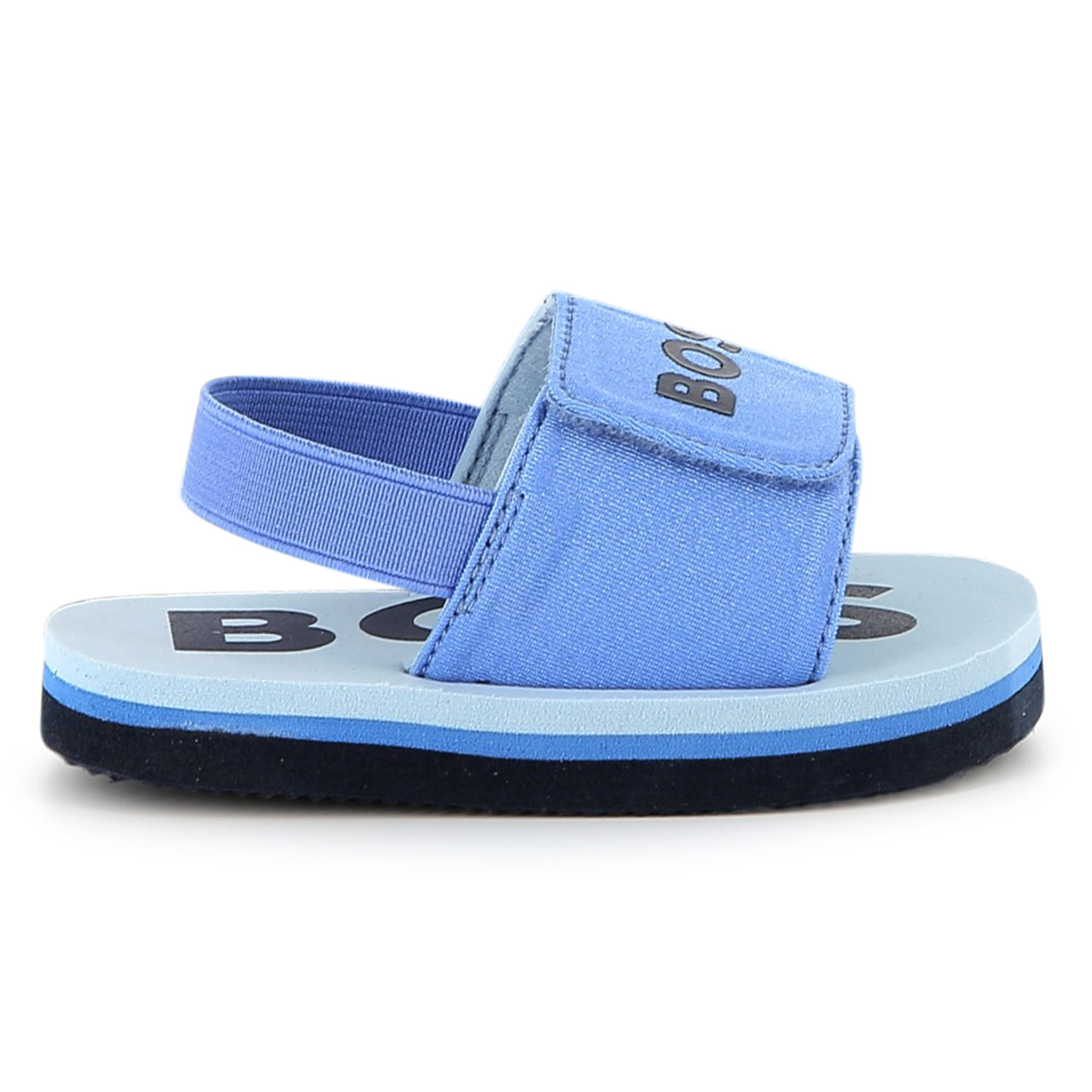 Sandalia para bebe y niño Boss azul