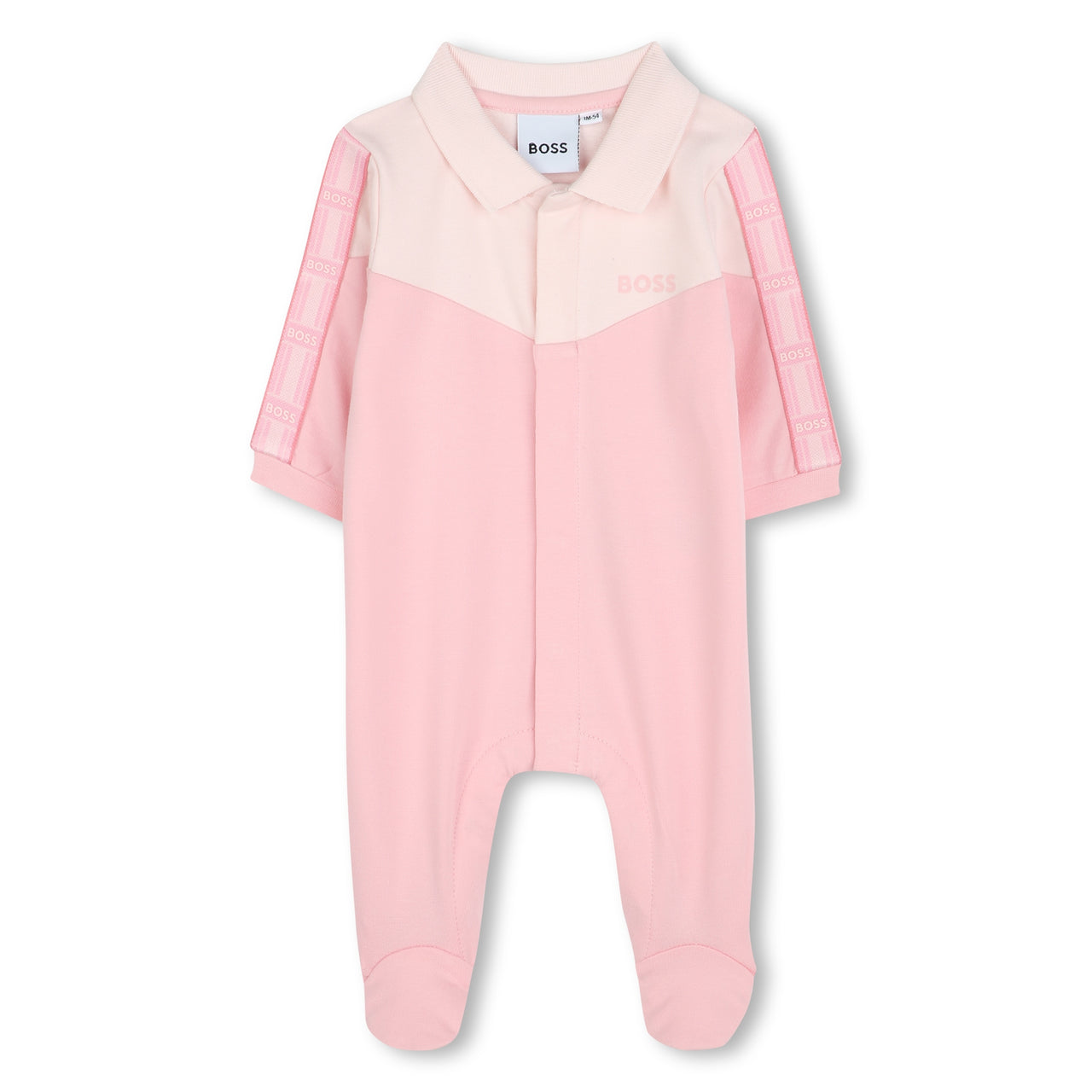 BOSS Mameluco para bebe niÑa 2 tonos de rosa