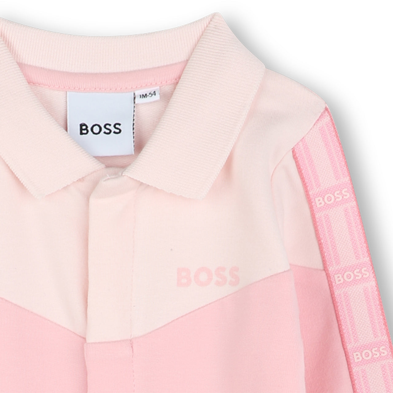 BOSS Mameluco para bebe niÑa 2 tonos de rosa