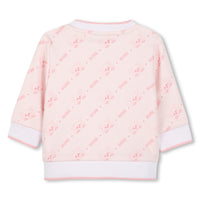 Thumbnail for BOSS Set de pants y playera blanca para bebe niña rosa