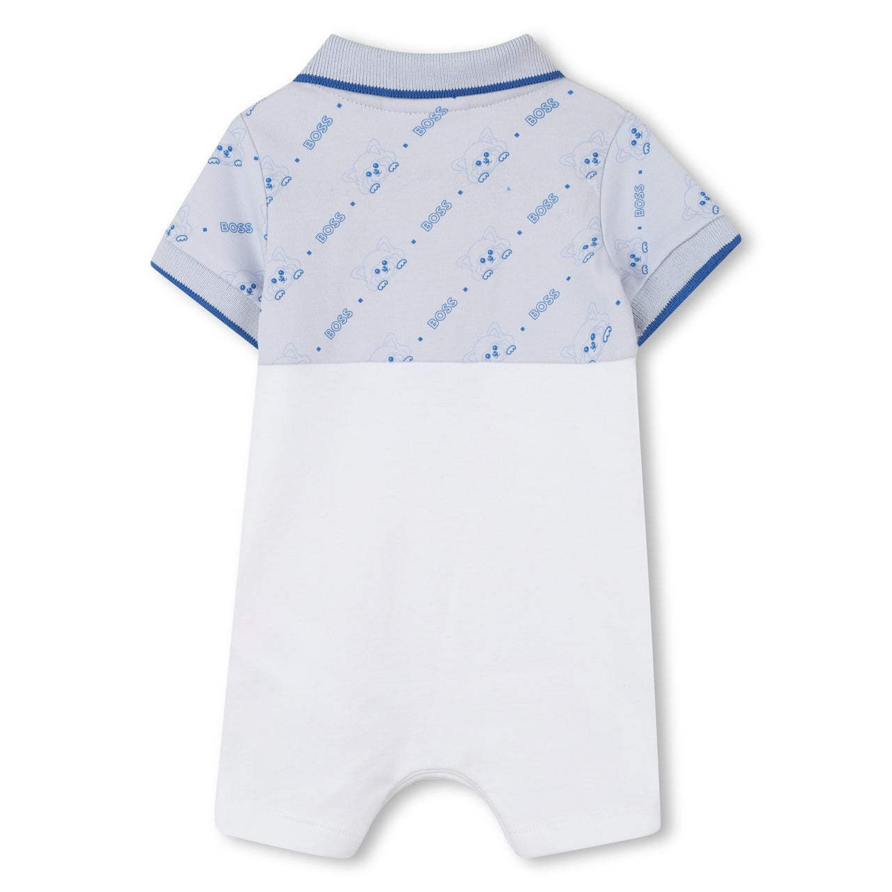 BOSS Mameluco o pañalero para bebe Azul cielo all over