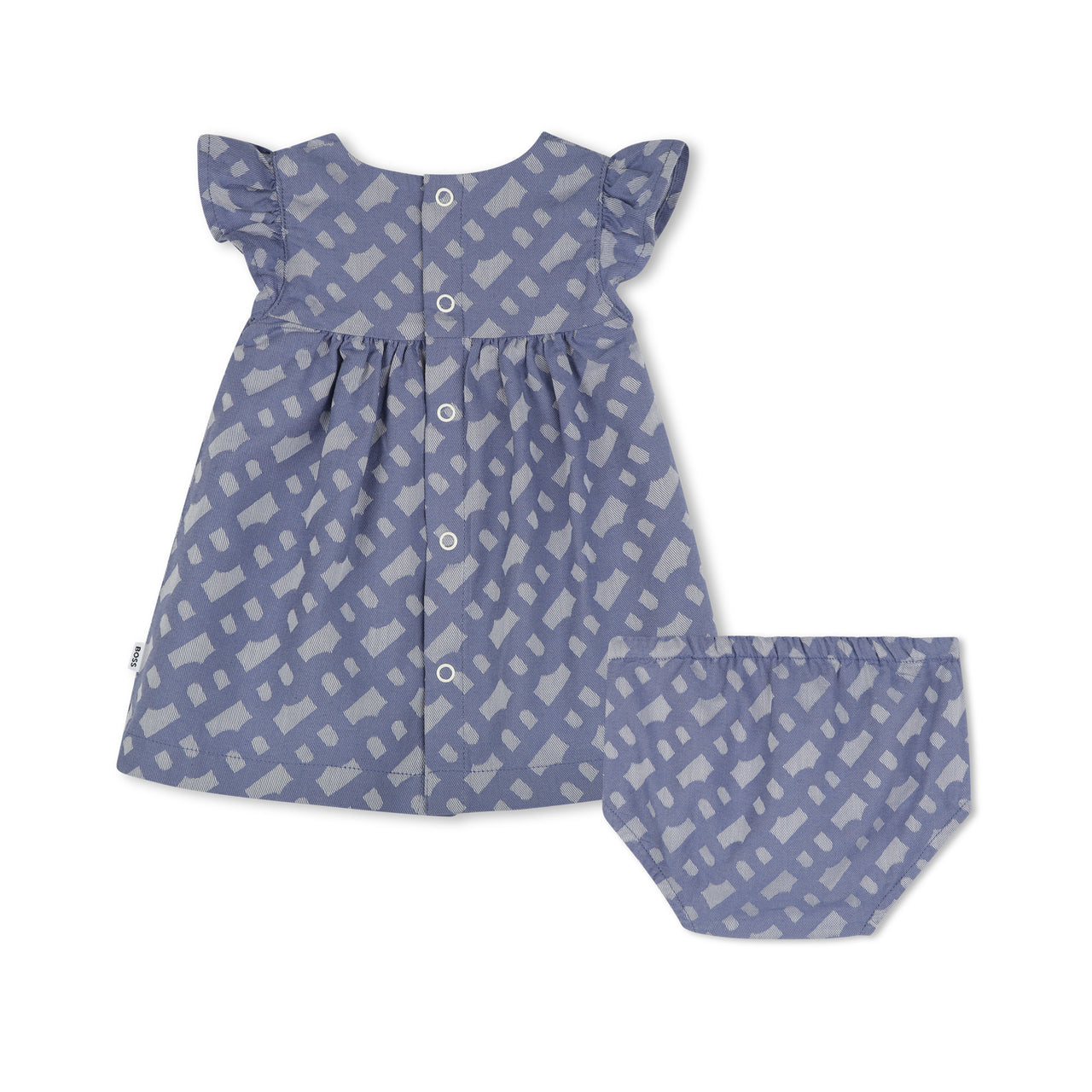 BOSS vestido con gorro para bebe color Cookie con niña