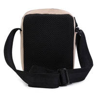 Thumbnail for BOSS crossbody, bolsa o pasaportera para niño y adolescente color beige y negro