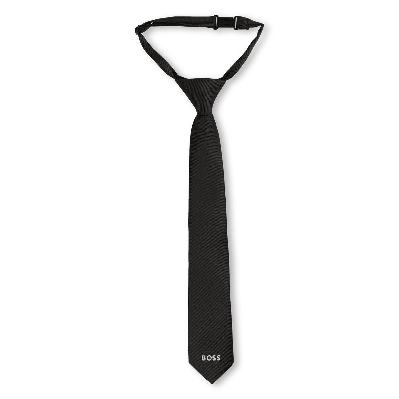 Corbata Boss negra para niño