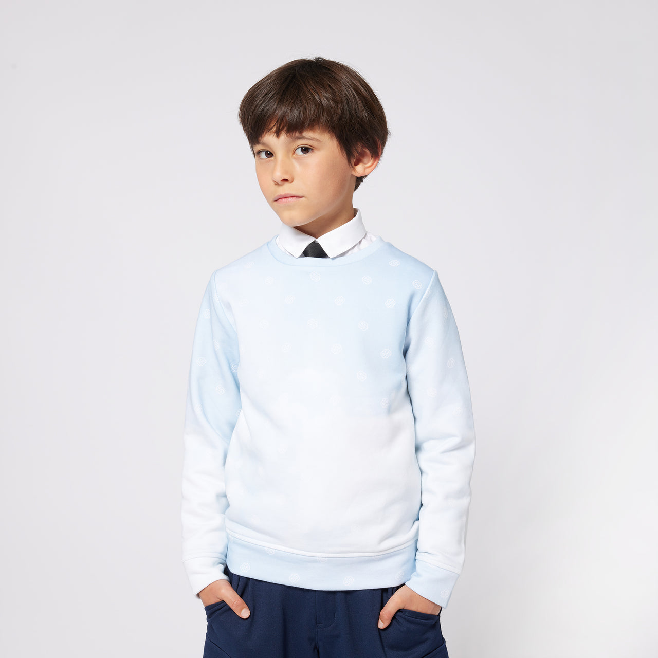 Corbata Boss azul marino para niño y teen