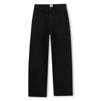 Thumbnail for BOSS Jeans o pantalon para niño color negro, bolsas al frente