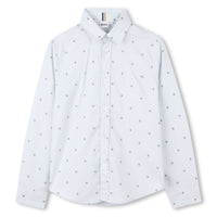 Thumbnail for BOSS Camisa para niño y teen blanca all over new logo