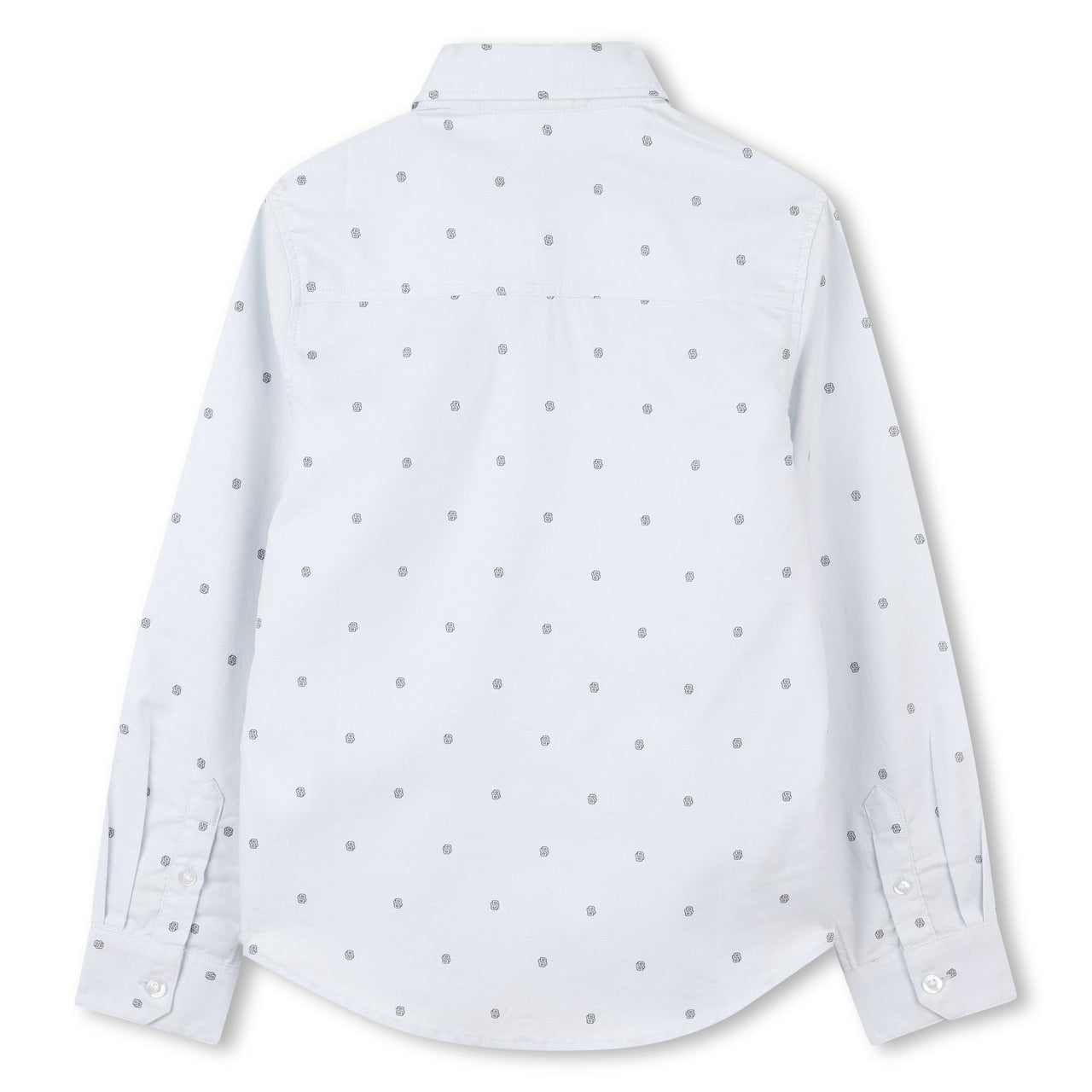 BOSS Camisa para niño y teen blanca all over new logo