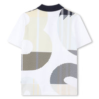 Thumbnail for BOSS Polo para niño t teen blanca all over big logo