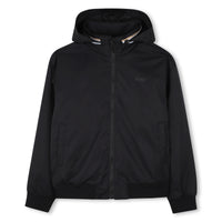 Thumbnail for BOSS Chamarra ligera tipo impermeable con cierre negra