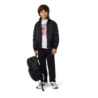 Thumbnail for BOSS Chamarra ligera tipo impermeable con cierre negra